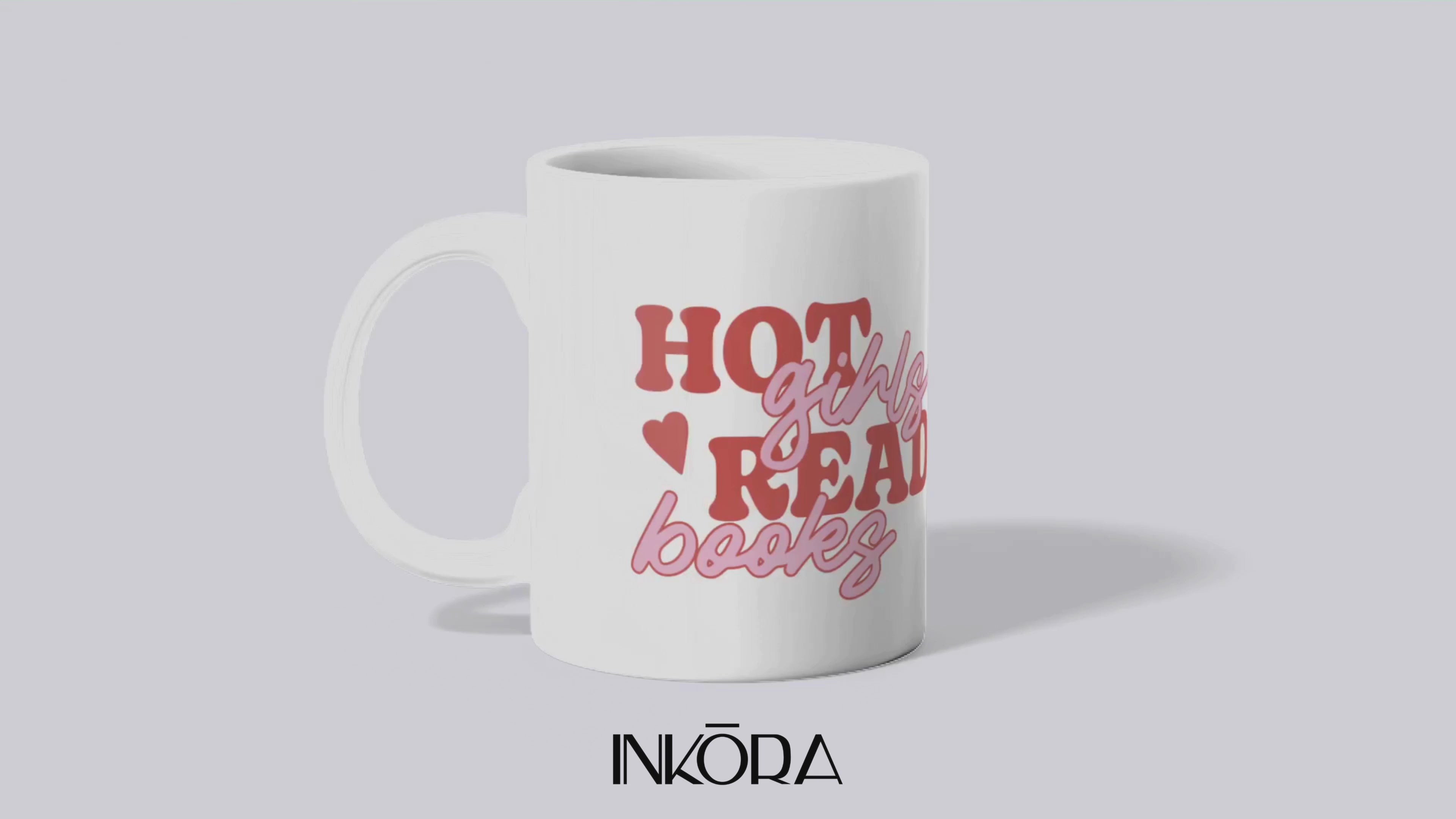 Taza hot girls read books